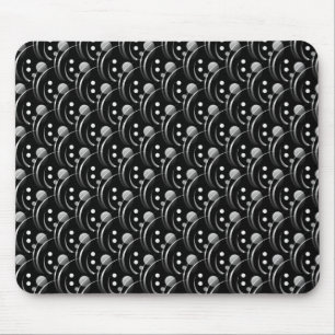 Black and Grey Hip and Stylish Mousepad Muismat