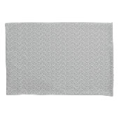 Black and Grey Modern Geometric Wavy Curved Lines Kussensloop (Voorkant-Links)