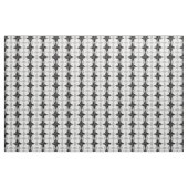 Black and Grey Starbust and Rhombus Pattern Stof (Yard (91,4 cm))