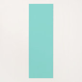 Black and Light Blauwgroen Mehndi Henna Mandala Yogamat (Achterkant)