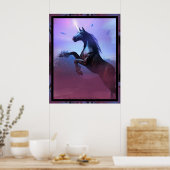 Black and Majestic van Michelle Wilder Poster (Keuken)