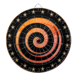 Black and Orange Regulation Dart Board Dartbord