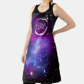 Black and Paars Celestial Photo Business Logo Schort (Insitu)