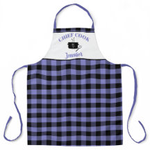 Black and Periwinkle Cook Buffalo Pset Pattern