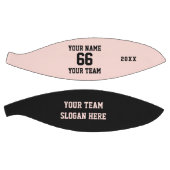 Black and Pink Basketball with Name, Number, Team Basketbal (Panelen)