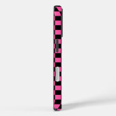 Black and pink checkerboard pattern Case-Mate iPhone case (Achterkant / Rechts)