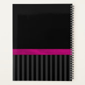 Black and Pink Makeup Business Planner (Achterkant)