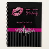 Black and Pink Makeup Business Planner (Voorkant)