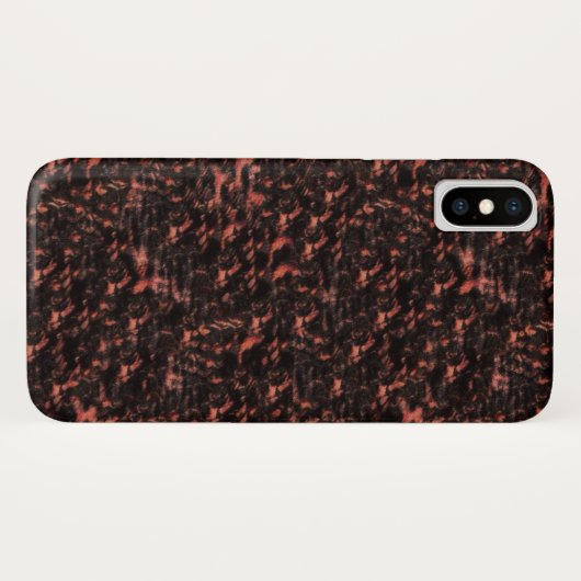 Black and Pink Snakeskin-patroon Case-Mate iPhone Case (Achterkant (horizontaal))