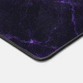 Black and Purple Marble Mouse Pad (Hoek)