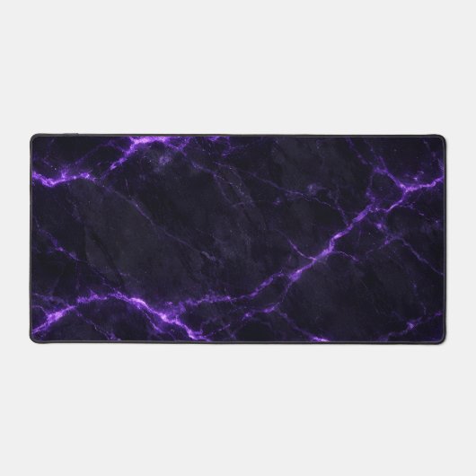 Black and Purple Marble Mouse Pad (Voorkant)
