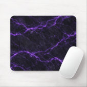 Black and Purple Marble Mouse Pad Muismat (Met muis)