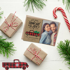 Black and Red Buffalo Pset Truck Briefkaart