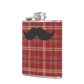 Black and Red Pset Mustache Heupfles (Links)