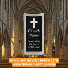 Black and Silver Church Jubileum Party