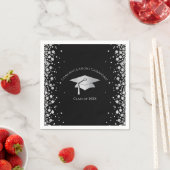 Black and Silver Graduation Servet (Insitu)