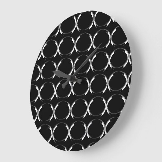 Black and Silver X and O throw pillow Grote Klok (Hoek)