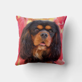 Black and Tan Cavalier King Charles Spaniel Dog Kussen