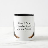 Black and Tan Cavalier King Charles Spaniel Dog Mok (Midden)
