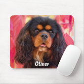 Black and Tan Cavalier King Charles Spaniel Dog Muismat (Met muis)