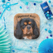 Black and Tan Cavalier King Charles Spaniel Dog Papieren Bordje (Feest)