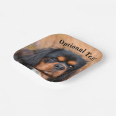 Black and Tan Cavalier King Charles Spaniel Dog Papieren Bordje (Gebogen)