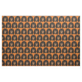 Black and Tan Cavalier King Charles Spaniel Fabric Stof (Fat Quarter)