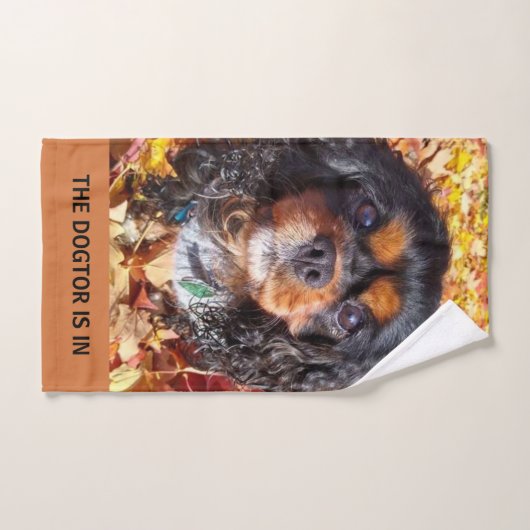 Black and Tan Cavalier King Charles Spaniel Handdoek (Handdoek)