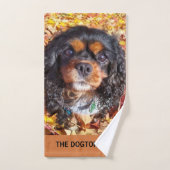 Black and Tan Cavalier King Charles Spaniel Handdoek (Handdoek)
