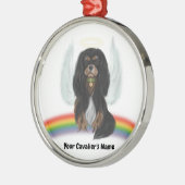 Black and Tan Cavalier Pet Loss Ornament (Links)