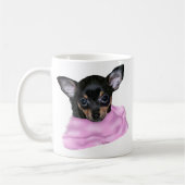 Black and Tan Chihuahua Puppy Koffiemok (Links)