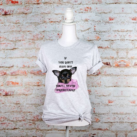 Black and Tan Chihuahua Puppy T-shirt