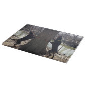Black and Tan Coon Hounds Treing Cutting Board Snijplank (Hoek)