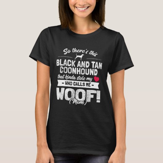 Black And Tan Coonhound  1 T-shirt (Voorkant)