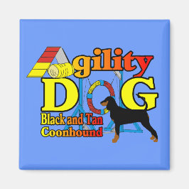 Black_and_Tan_Coonhound Agiliteit Magneet