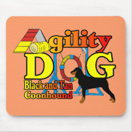 Black_and_Tan_Coonhound Agility Muismat