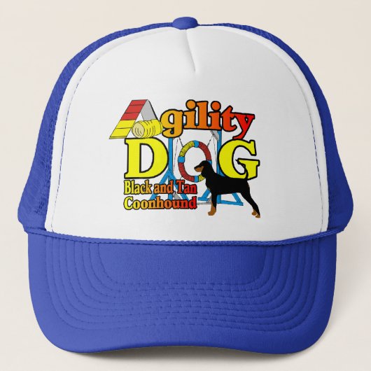 Black_and_Tan_Coonhound Agility Trucker Pet (Voorkant)