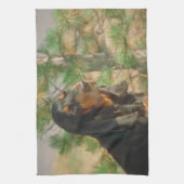 Black and Tan Coonhound Dog Kitchen Towel Theedoek (Verticaal)