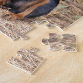 Black and Tan Coonhound Dog Legpuzzel (Zijkant)