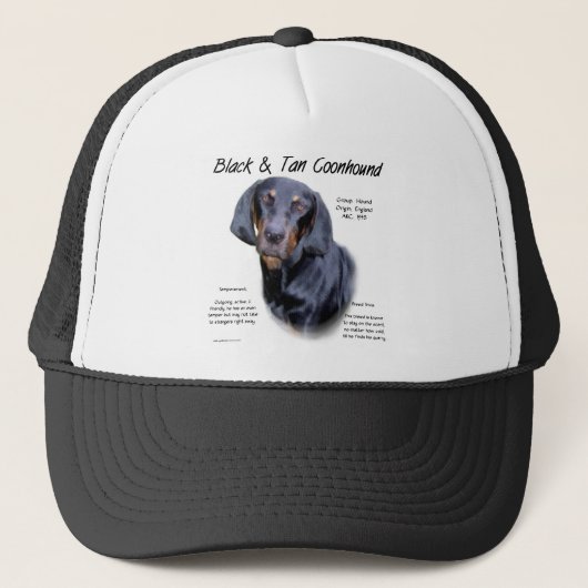Black and Tan Coonhound Geschiedenis Trucker Pet (Voorkant)