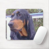 Black and Tan Coonhound Mousepad Muismat (Met muis)