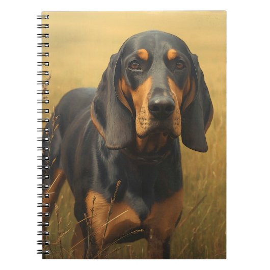 Black and Tan Coonhound Notitieboek (Voorkant)