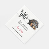 Black and Tan Coonhound Papier Servet (Hoek)
