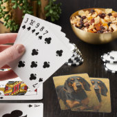 Black and Tan Coonhound Pokerkaarten (Insitu)
