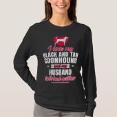 Black And Tan Coonhound T-shirt (Voorkant)