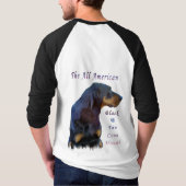 Black and Tan Coonhound T-shirt (Achterkant)