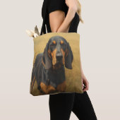 Black and Tan Coonhound Tote Bag (Dichtbij)