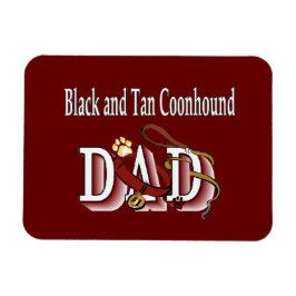 Black and Tan Coonhound vader Magneet