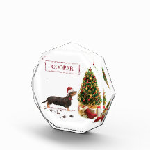 Black and Tan Dachshund Funny Kersthond