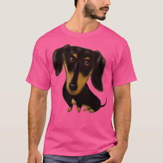 Black and Tan Dachshund T-shirt